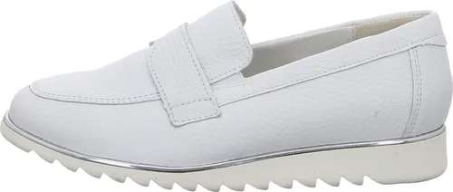 Waldläufer 705504-199/150 Ragna Weiss Gr. 40.5 - Bequeme Damen-Hausschuhe - Damen-Hausschuhe aus hochwertigem Echtleder, ideal für den Alltag mit optimalem Tragekomfort und stilvollem Design.