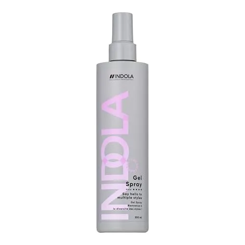 Indola Finish Gel Spray 300ml - Spraygel für perfekten Halt - Haarstyling-Produkte mit schnell trocknender Formel für langanhaltenden, professionellen Halt ohne Sprühnebel.