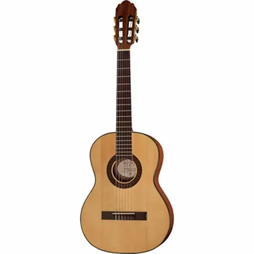 GEWA Pro Arte GC-75 A - 3/4 Größe für Kinder, massive Fichtendecke und echte Holzmosaik-Rosette, ideal für junge Musiker