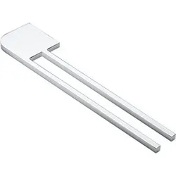 Pelipal HH6-380-2 Handtuchhalter in Chrom, Korpusmontage, 2-armig, Tiefe: 38 cm - Silber