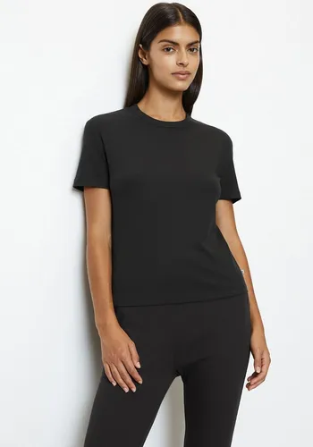 Marc O'Polo Kurzarmshirt Modern Move mit gerippter Struktur