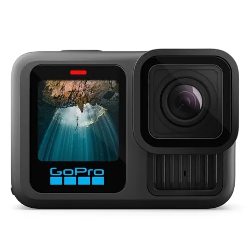 GoPro HERO13 Black – Wasserdichte Actionkamera mit 5,3K60-Video und 27MP-Foto