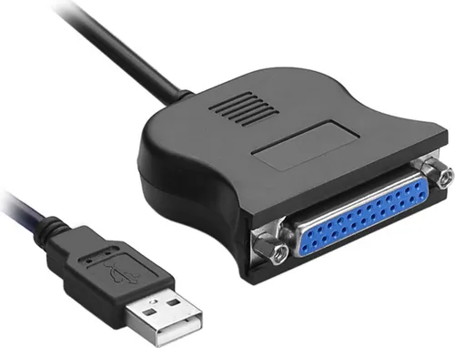 C33 Bolwins Drucker Kabel USB 2.0 Parallel Adapter LPT Weiblich 25 PIN SUB-D Buchse 90mm