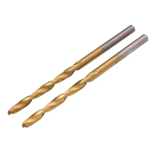 Draper HSS-Bohrer mit Titan-Nitrid-Beschichtung, 4,5 mm, 08866, für Stahl, Nichteisenmetalle, Holz und Hartplastik, 2 Stück