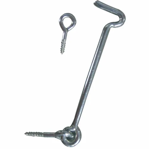Lukenhaken Sturmhaken verzinkt 160mm mit Öse   1024 8144