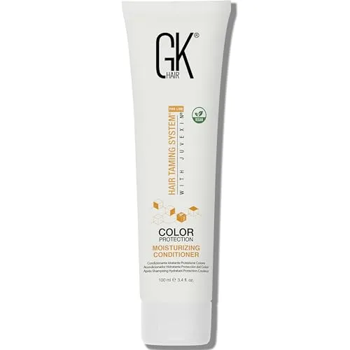 GK HAIR Global Keratin Moisturizing Conditioner (3.4 Fl Oz/100ml) Feuchtigkeitsspendender Farbschutz Trockenschäden Locken Krauses Ausdünnen Farbbehandeltes Haar Reparatur Bio-Parabensulfatfrei