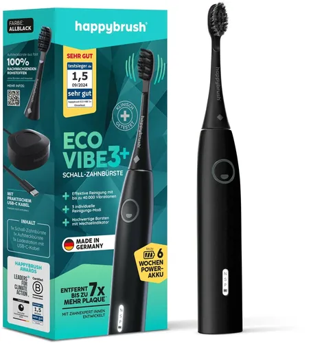 happybrush Schallzahnbürste Eco Vibe 3+ StarterKit