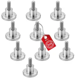 SOTECH Rändelschraube Hoch M3 x 10 mm – Edelstahl SS304, rostfrei (10 Stück)