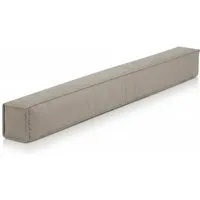 Beautissu Marin OM Zugluftstopper 6,5x120cm Hellgrau