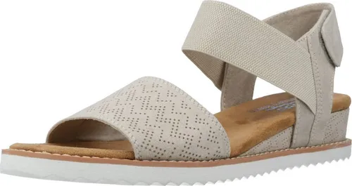 Skechers DESERT KISS Keilsandalette - Wanderschuhe mit gepolsterter Innensohle und Skechers Memory Foam für optimalen Komfort, ideal für warme Sommertage.