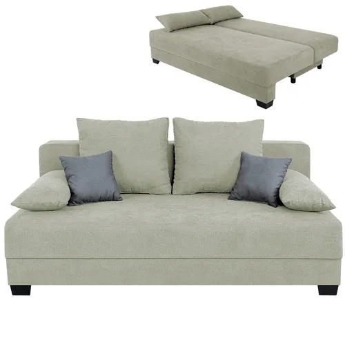 Boxspringsofa Beige-Grau von Roller