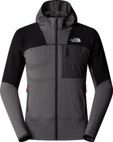 The North Face STORMGAP Fleecejacke Herren - Smoked Pearl/TNF Black, Größe M - Kleidung - Leicht komprimierbare Polartec-Fleecejacke mit feuchtigkeitsregulierenden Eigenschaften, ideal für aktive Outdoor-Aktivitäten.