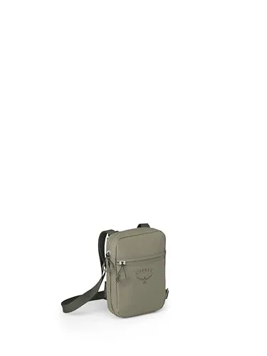 Osprey Daylite Small Crossbody Umhängetasche - Kleine Umhängetasche für Alltag und Reisen in Grau, mit DWR-imprägniertem Außenmaterial für optimalen Wetterschutz.
