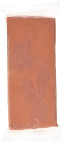 GLOREX 6 8070 137 - Keramiplast, terracotta, ca. 500 g, lufthärtende Modelliermasse, gebrauchsfertig und geschmeidig, hergestellt auf natürlicher Basis