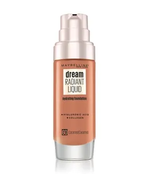 Maybelline New York Make Up, Dream Radiant Liquid Make-Up, Flüssige Foundation, Nr. 60 Caramel, 30 ml