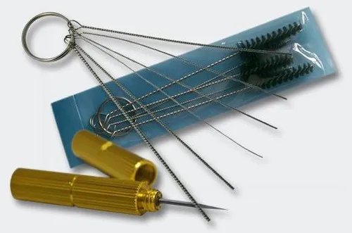 Airbrush Zubehör Set Reinigungsbürsten Düsennadel Edelstahl Nylon Reinigung
