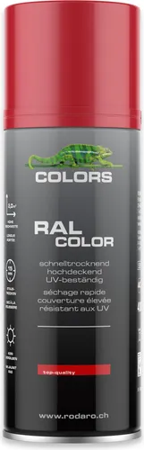 COLORS Sprühlack - 400ml Spraydose | RAL3020 - Verkehrsrot Glanz