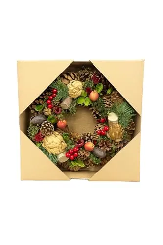 Kranz - Dekorativer Weihnachtskranz 6 - Durchmesser 30 cm