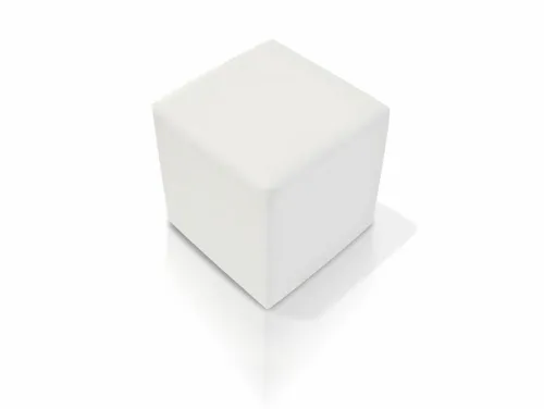 Sessel KUBUS Sitzwürfel 39x34x34 cm - Einzelsessel, bequemer Sitzwürfel mit schaumstoffgepolsterter Sitzfläche und belastbar bis 100 kg – ideal für stilvolle Akzente im Wohnzimmer oder Büro.