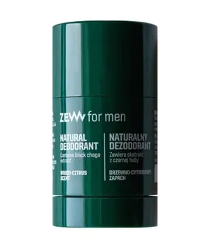 ZEW for Men Natural deodorant with black chaga GREEN Deodorant Stick 30 ml