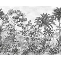 Komar Vlies Fototapete - Jungle Evolution 350 x 280 cm - Tapete für Kinderzimmer mit Dschungelmotiven, formstabil und umweltfreundlich, MADE IN GERMANY, für ein exotisches Wohnambiente.