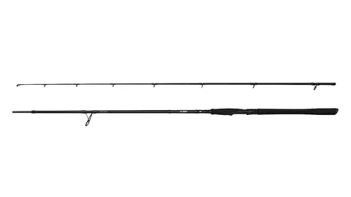 Savage Gear Alpha SG2 Big Bait Spinnrute 2,43m 70-150g - Hochwertige 2-teilige Spinnrute für Hecht und Wels. Extrem steif mit 9 Rutenringen und drehbarem Rollenhalter. Ideal für den professionellen Einsatz beim Süßwasserangeln.