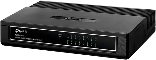 TP-Link Switch TL-SF1016D - 16-Port Netzwerk-Switch, energiesparend mit bis zu 60% weniger Verbrauch