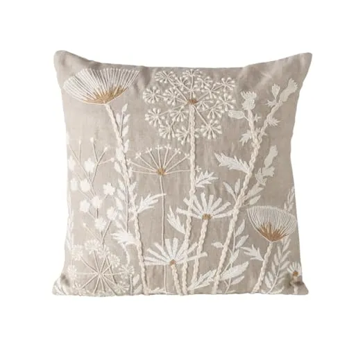 BOLTZE Finna Kissen Floral beige 45x45cm von BOLTZE