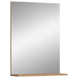 Xonox Badezimmerspiegel 60 cm x 79 cm x 18 cm Eiche - Moderner Spiegel in eleganter Eiche-Nachbildung, ideal für stilvolle Badezimmer. Maße: 60 cm x 79 cm x 18 cm, vereint Funktionalität und Design.