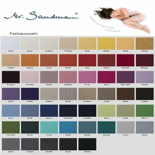 Mr. Sandman Spannbettlaken 100x200 cm – 53 Farben
