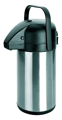 Ibili Pump-Isolierkanne 2,2 l aus Edelstahl/Kunststoff, mehrfarbig, 17 x 17 x 35 cm