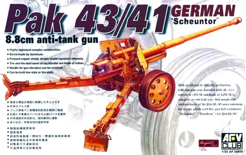 AFV CLUB AFV35059 _V 1/35 German 8.8cm Pak 43/41 Anti-tank Gun