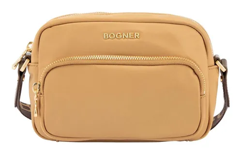 Bogner Klosters Neve Lidia Umhängetasche hellbraun - Schultertaschen aus strapazierfähigem Nylon, stilvoll und vielseitig für jeden Anlass.