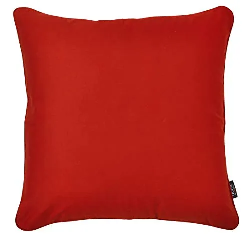 done. Cushion Uni Kissenhülle 45 cm x 45 cm Red