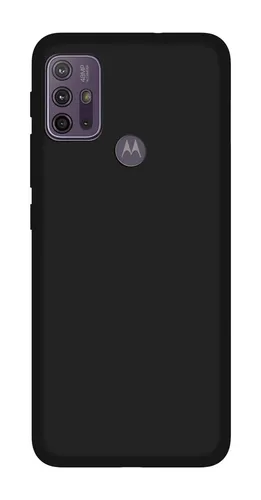 MOTOROLA MOTO G10 Hülle Silikon Schutztasche SCHWARZ Premium Qualitä