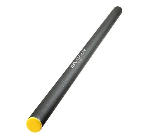 Sveltus Gewichtsstab Weighted Bar 5kg - Hantelscheiben, ideal zum Aufwärmen mit farblich gekennzeichneten Gewichtsstufen und robustem Stahlmaterial für effektives Training.