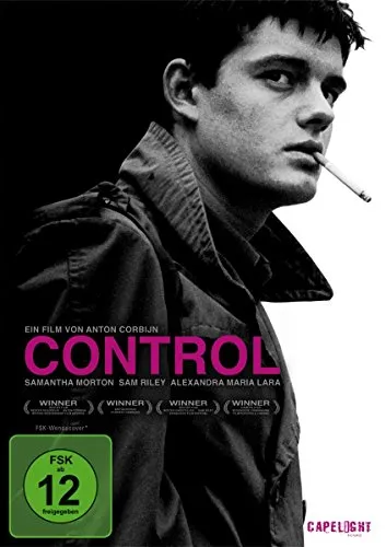 Control [DVD] - Drama über das Leben von Ian Curtis, freigegeben ab 12 Jahren, mit packender Musik und beeindruckender Inszenierung.