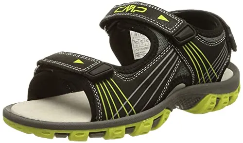 CMP Kids Mawi Sandal nero (U901) 37 - Wanderschuhe für aktive Kinder, mit rutschhemmender TPR-Sohle für sicheren Halt und dreifachem Klettverschluss für optimale Anpassung. Ideal für Freizeit und Outdoor-Abenteuer.