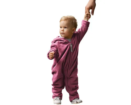 Hoppediz Fleeceoverall Fleece-Overall mit Umschlagbündchen