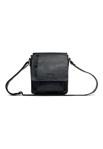 MUSTANG San Marino Crossbody Bag Black - Umhängetasche mit stilvollem Design, perfekt für einen Abend mit Freunden. Bietet Platz für Handy, Schlüssel und Lippenstift, Maße: 28 x 31 x 12 cm.