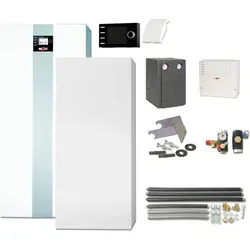 Wolf TGB-2-20 20kW Gasbrennwertkessel mit Speicher TS-160, BM-2, Mischerkreis