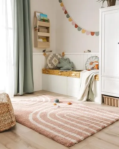 benuta Lytte Kinderteppich Gobi in pink von benuta