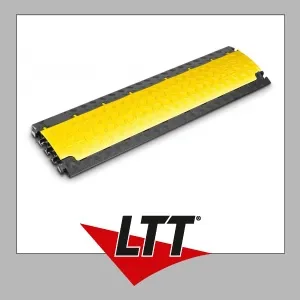 Defender Kabelbrücke Nano 85150 - 6-Kanal, Überfahrbar, 100 cm - Kabelbrücke für Innen- und Außeneinsatz, robust und bruchsicher. Ideal für bis zu 2 t Belastung. Made in Germany, 5 Jahre Garantie.