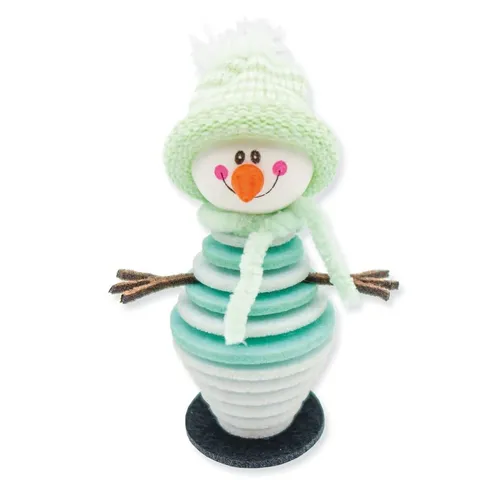 matches21 HOME & HOBBY Schneemann Bastelset Kreativset Filzbastelset Teile vorgestanzt Holzbaukasten