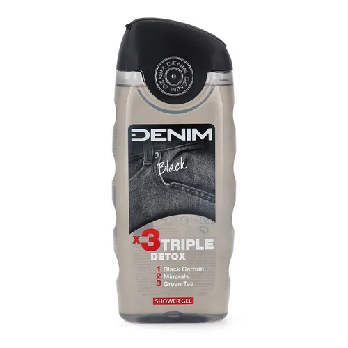 DENIM BLACK Duschgel für Männer 250ml - Duschgel für Herren mit erfrischendem Duft, ideal für die tägliche Körperpflege und ein belebendes Duscherlebnis.