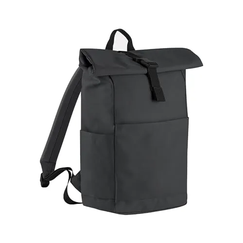 BagBase Recycelter Rolltop-Rucksack – PVC-frei und modern für Damen und Herren