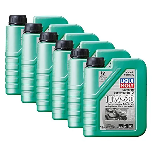 6x LIQUI MOLY 1273 Universal Gartengeräte-Öl 10W-30 4-Takt 1L