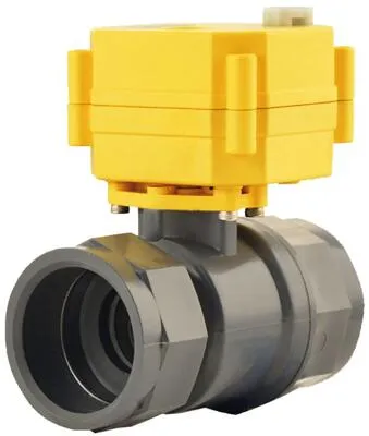 Lilie Elektrisches Kugelhahnventil 40mm - Abwasserführung mit schnellem Rohrstecksystem und Doppel-O-Ring für sichere und dichte Verbindungen. Ideal für effiziente Installationen.