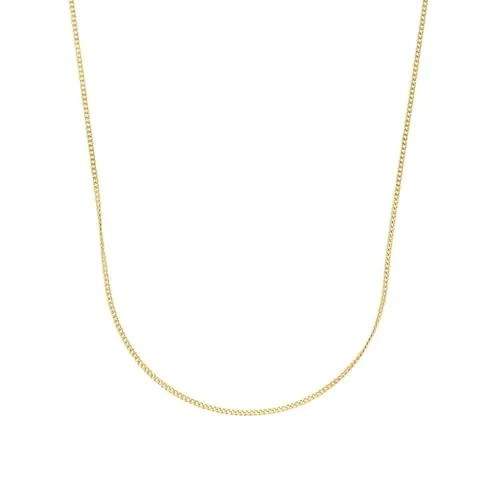 Amor Collier Damen Halsschmuck, 35+3 cm, Gold - Elegantes Basic für jeden Anlass - Ketten in Bijouterie: Hochwertige 375 Gold Kette (9 ct) mit verstellbarer Länge, ideal als unisex Schmuckstück und perfektes Geschenk für besondere Anlässe.