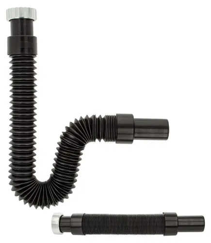 tecuro flexibler Geruchsverschluss 1 1/4 Zoll auf Ø 32/40 mm, ausziehbar 285-680 mm